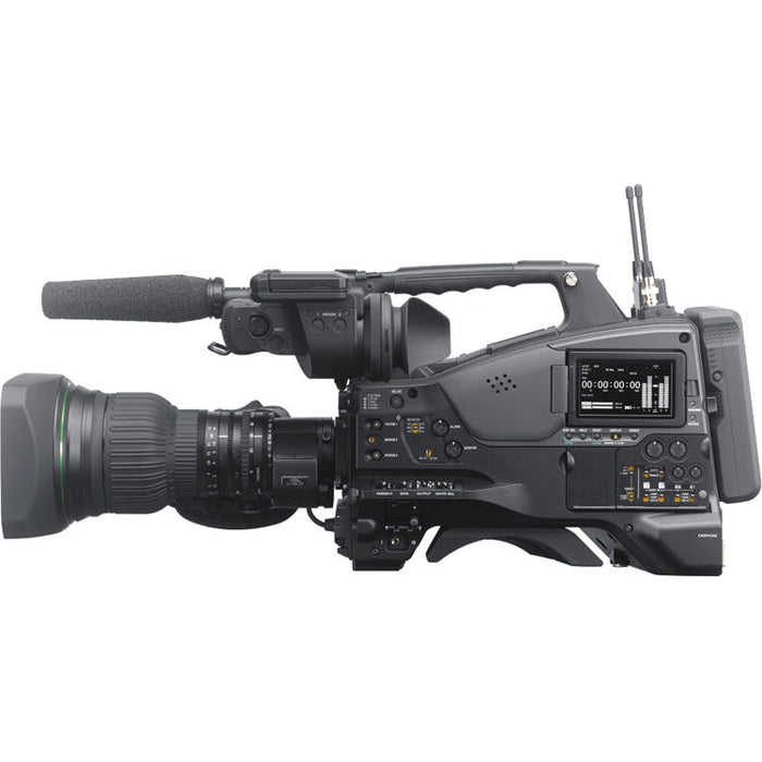 Sony PXW-Z450 4K UHD shoulder camcorder with 2/3-inch CMOS sensor and B4 mount for broadcast production