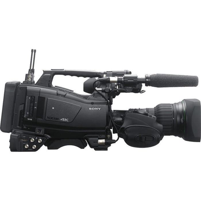 Sony PXW-Z450 4K UHD shoulder camcorder with 2/3-inch CMOS sensor and B4 mount for broadcast production