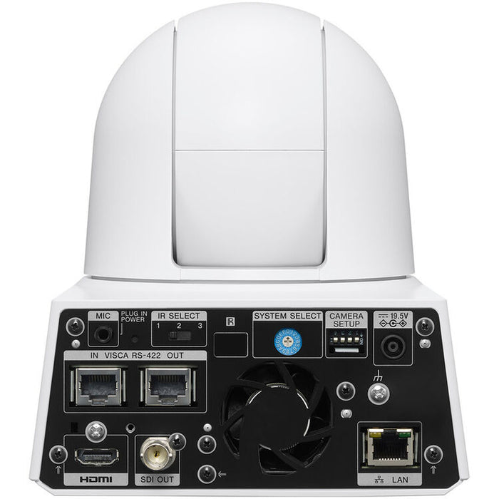 Sony SRG-A40W/N 4K PTZ Camera with AI Auto Tracking and NDI HX for seamless video production.