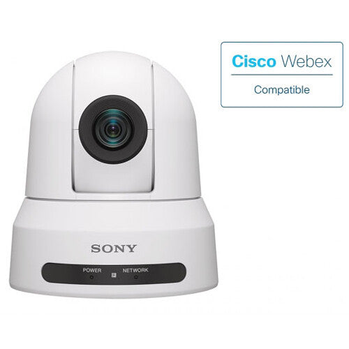 Sony SRG-X40UH/W 4K PTZ Camera with USB and HDMI for High-Quality Video Streaming and Conferencing