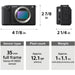 Sony ZV-E1 mirrorless camera with 28-60mm lens black ILC-ZVE1L-B full-frame vlog video camera