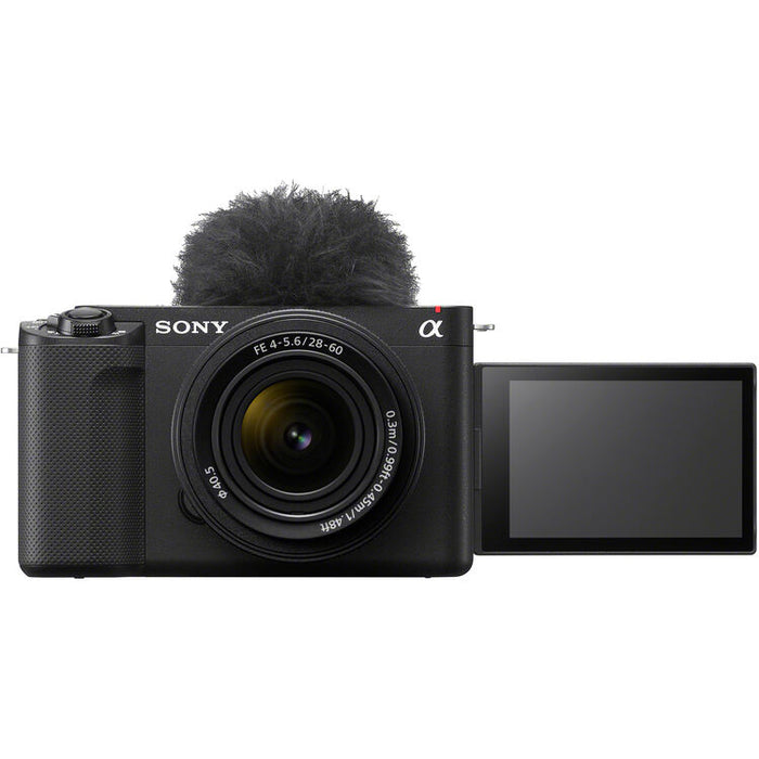 Sony ZV-E1 mirrorless camera with 28-60mm lens black ILC-ZVE1L-B full-frame vlog video camera