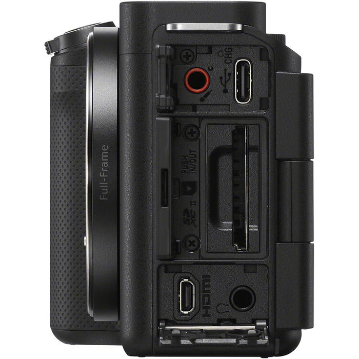 Sony ZV-E1 mirrorless camera with 28-60mm lens black ILC-ZVE1L-B full-frame vlog video camera