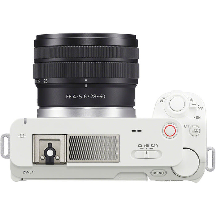 Sony ZV-E1 mirrorless camera with 28-60mm lens black ILC-ZVE1L-B full-frame vlog video camera