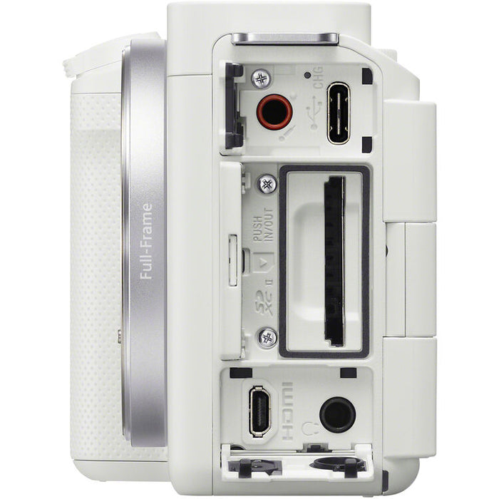 Sony ZV-E1 mirrorless camera with 28-60mm lens black ILC-ZVE1L-B full-frame vlog video camera