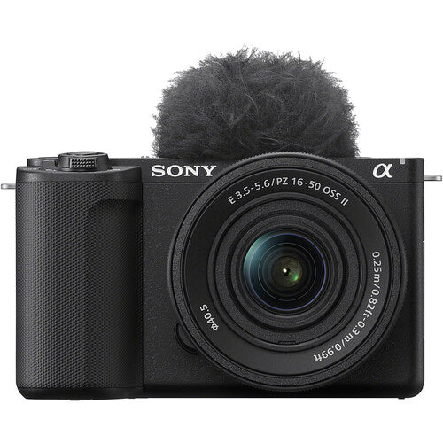 Sony ZV-E10 II mirrorless camera with 16-50mm lens black ZV-E10M2K/B APS-C vlog camera kit
