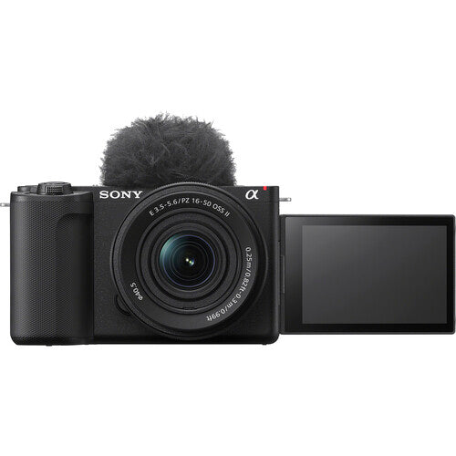 Sony ZV-E10 II mirrorless camera with 16-50mm lens black ZV-E10M2K/B APS-C vlog camera kit