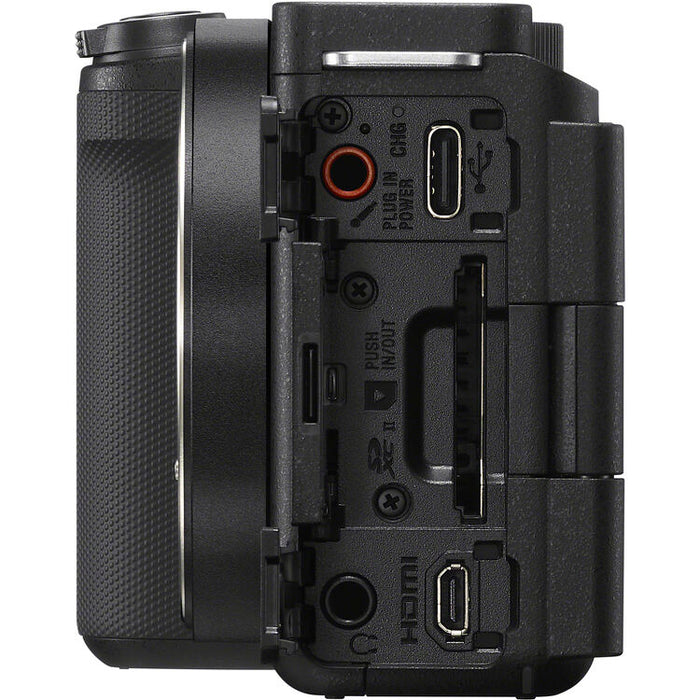 Sony ZV-E10 II mirrorless camera with 16-50mm lens black ZV-E10M2K/B APS-C vlog camera kit