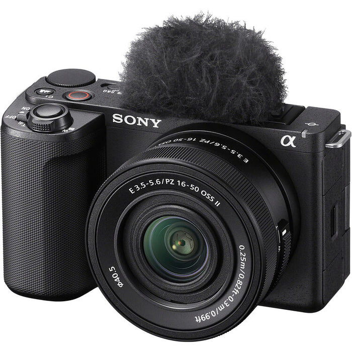 Sony ZV-E10 II mirrorless camera with 16-50mm lens black ZV-E10M2K/B APS-C vlog camera kit