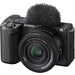Sony ZV-E10 II mirrorless camera with 16-50mm lens black ZV-E10M2K/B APS-C vlog camera kit