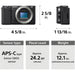Sony ZV-E10 mirrorless camera with 16-50mm lens black ZVE10K-B APS-C vlog camera kit