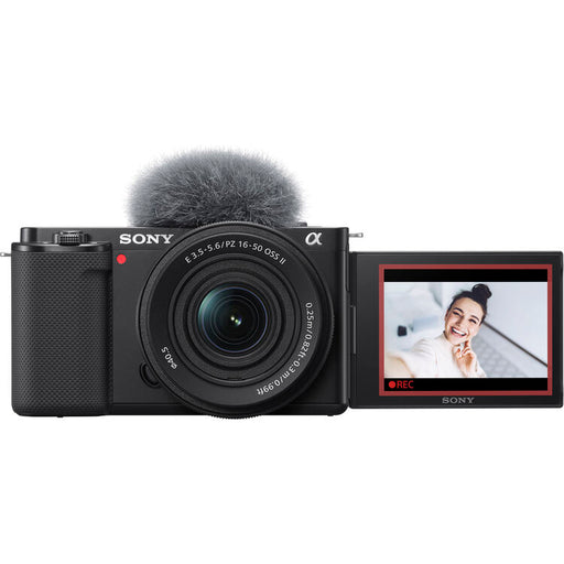 Sony ZV-E10 mirrorless camera with 16-50mm lens black ZVE10K-B APS-C vlog camera kit