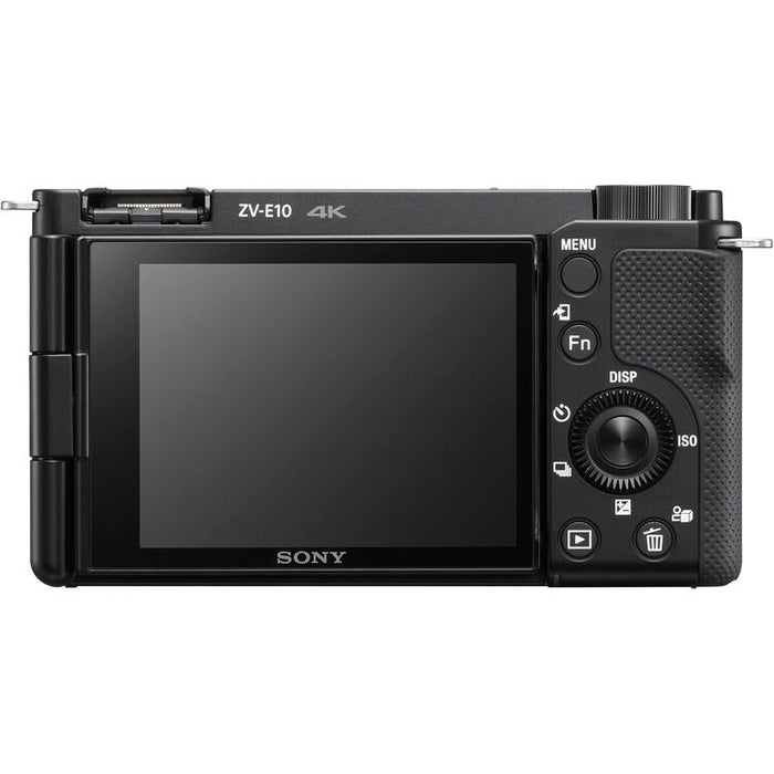 Sony ZV-E10 mirrorless camera with 16-50mm lens black ZVE10K-B APS-C vlog camera kit