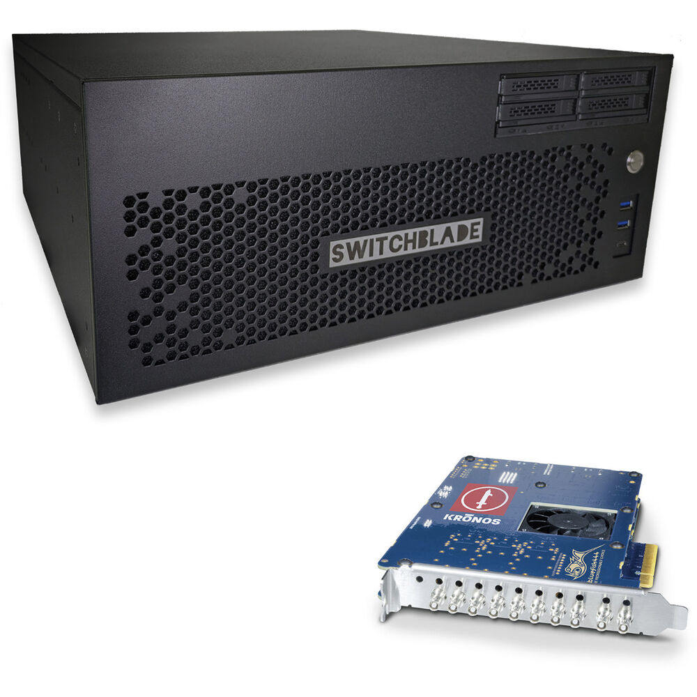 Switchblade Systems LPU4 vMix Pro Switcher with Bluefish444 Kronos K8 ...