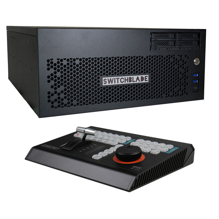Switchblade LPU4 vMix Replay Server with RP800 Control Surface for live sports production and instant replay