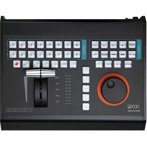 Switchblade LPU4 vMix Replay Server with RP800 Control Surface for live sports production and instant replay