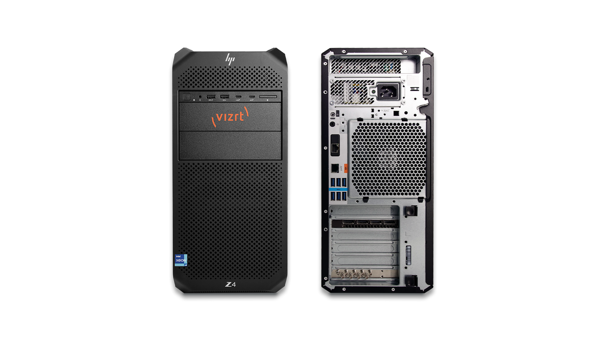 TriCaster Vizion TCVIZIONT8IO professional live production system with 44 Input NDI, 8 12G SDI configuratble I/O, designed for high-performance broadcasting and streaming.