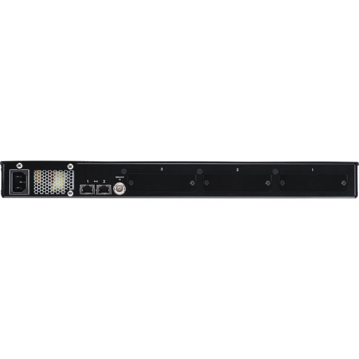 Teradek Prism 801 Base Rack System 1U - Front view of compact 1U video encoder rack unit