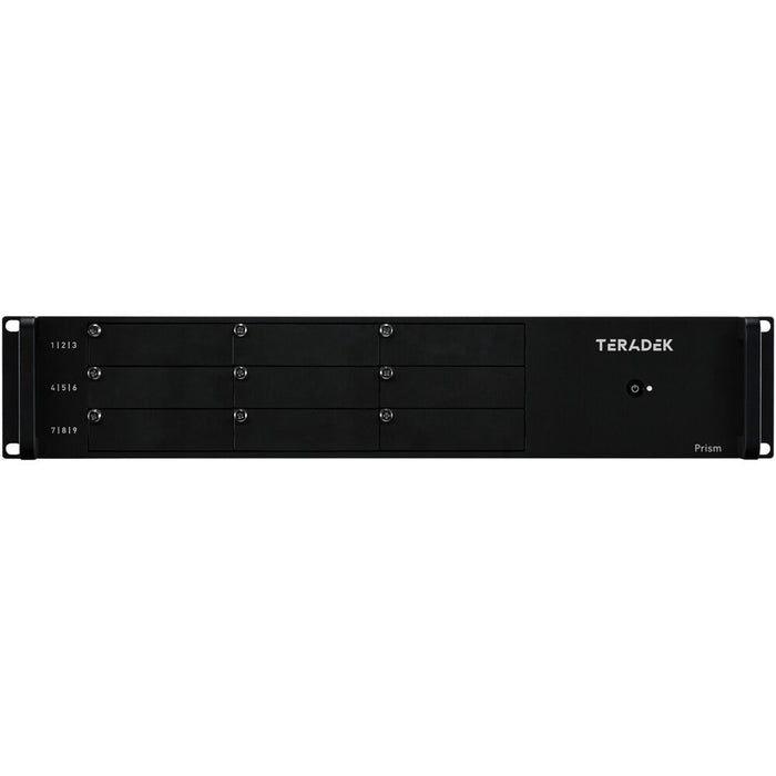 Teradek Prism 802 Base Rack System 2U with modular encoder architecture