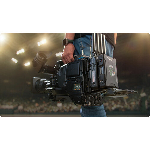 Teradek Prism Mobile 5G Dual 5G-Q HEVC/AVC Encoder with V Mount for high-quality remote video transmission