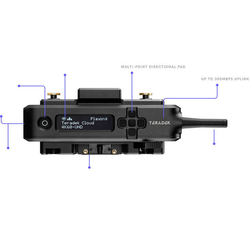 Teradek Prism Mobile 5G-Q Encoder with Gold Mount