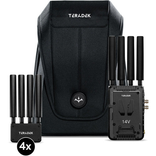 Teradek Prism Mobile Backpack Mk II 4G V Mount with 4x 5G modems for reliable mobile video streaming