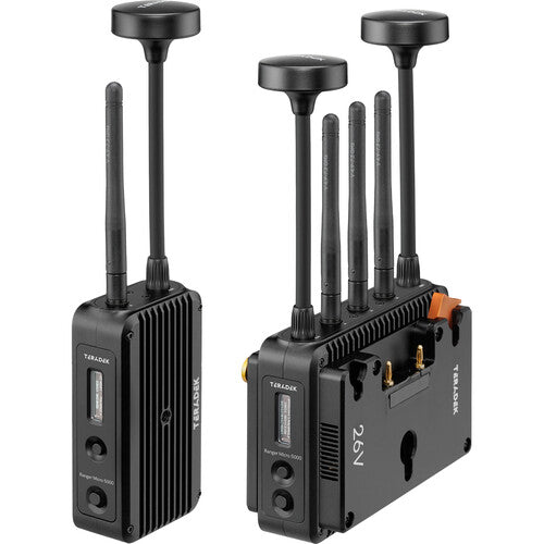 Teradek Ranger Micro 5000 Wireless Video TX/RX Deluxe Kit with Gold Mount Battery Plate