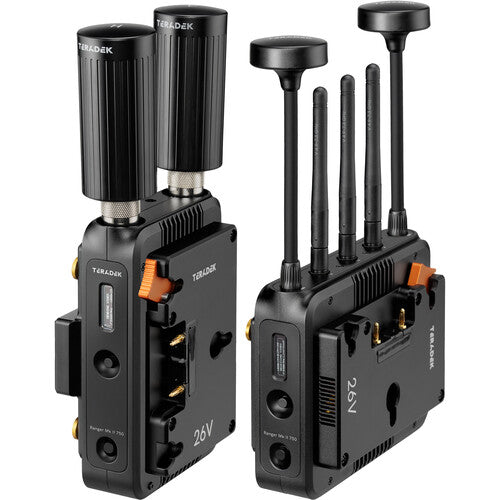Teradek Ranger MK II 750 Wireless Video Transmitter and Receiver Set with 12G-SDI/HDMI and 26V Gold Mount