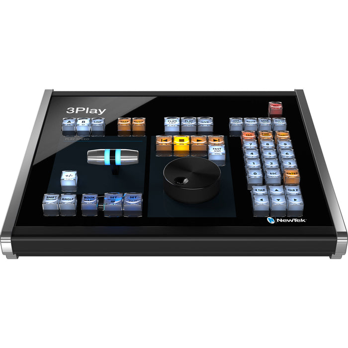 Vizrt 3P22RU 3Play 3P2 broadcast production system for live sports, offering advanced video replay and multi-channel playback capabilities.
