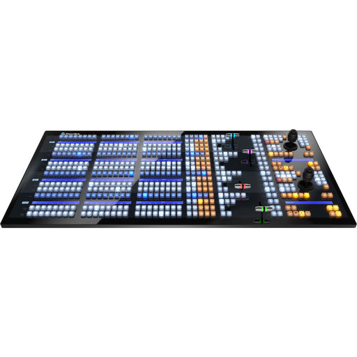 Vizrt 4Stripe Control Panel featuring four versatile stripes and customizable buttons for live production control.