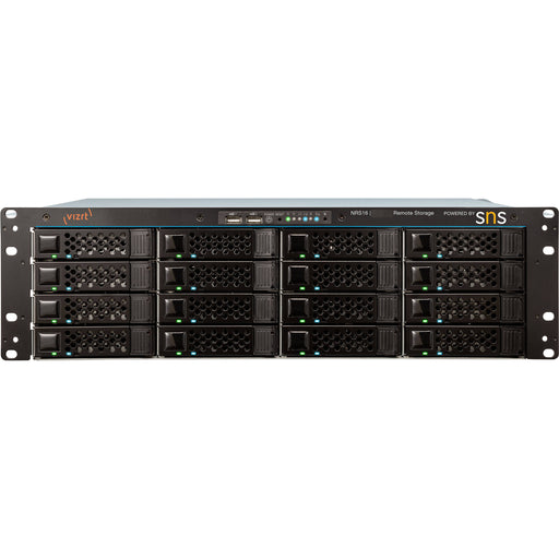 Vizrt NRS Nearline SNS 16-bay 96TB storage system with dual 10GbE connectivity