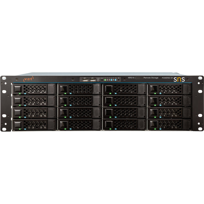 Vizrt NRS Nearline SNS 16-bay 96TB storage system with dual 10GbE connectivity