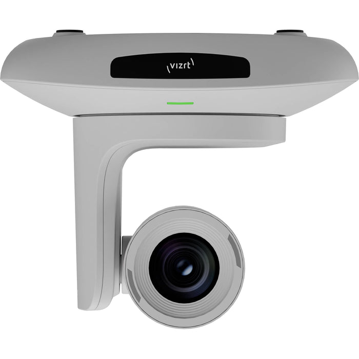 Vizrt VPTZ3W PTZ camera with 4K resolution and NDI support, providing precise pan, tilt, and zoom control for professional broadcast and live production environments