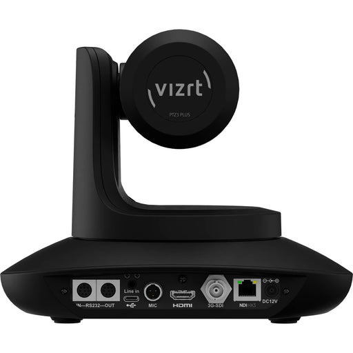 Vizrt VPTZ3B 4K PTZ camera with NDI support, offering precise pan, tilt, and zoom control for professional broadcast and live production environments.