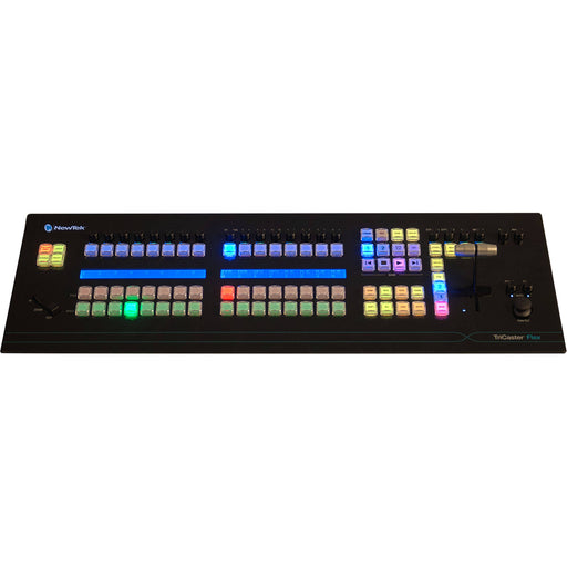 Vizrt FCP Flex Panel interface showcasing intuitive broadcast control and real-time graphics management.