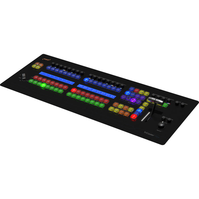 Vizrt FCP Flex Panel interface showcasing intuitive broadcast control and real-time graphics management.