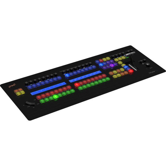 Vizrt FCP Flex Panel interface showcasing intuitive broadcast control and real-time graphics management.