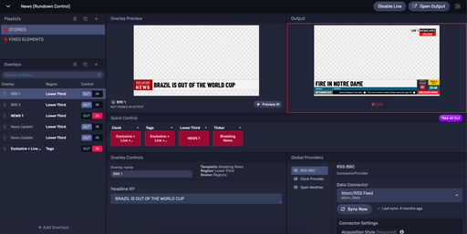 Vizrt Viz Flowics Platform Onboarding Level 3 training interface with advanced workflow support