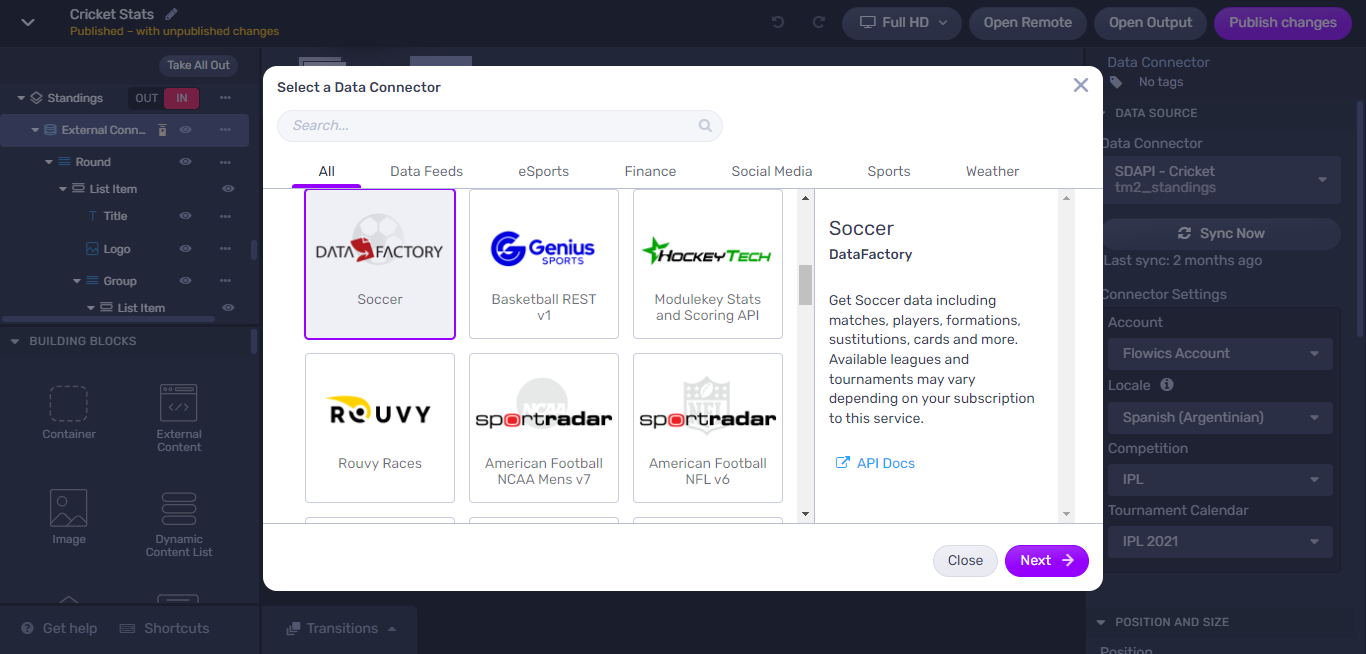 Vizrt Viz Flowics Platform Onboarding Level 3 training interface with advanced workflow support