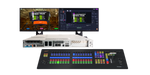 VIZRT Vizion Rack bundle with 8 SDI I/O and Flex control panel