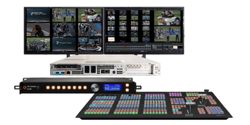 VIZRT Vizion Rack bundle with 8 SDI I/O, Flex dual control panel & Viz connect audio interface