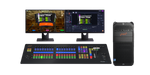 VIZRT Vizion Tower bundle with 8 SDI I/O and Flex control panel