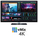 vMix 4K software for live video production, streaming, and recording in 4K resolution