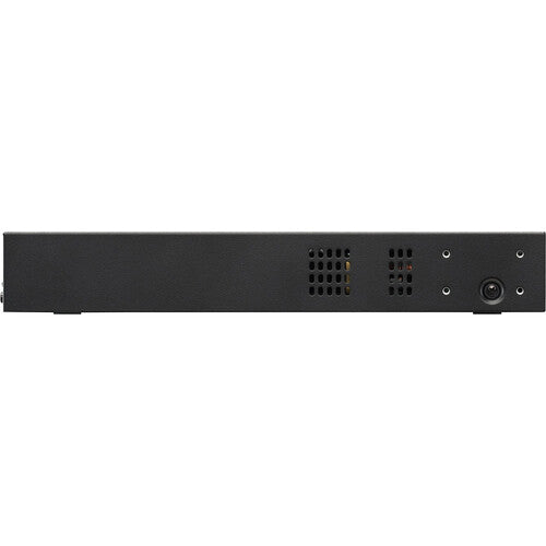 Yamaha SWX2310P-28GT Layer 2 intelligent managed switch with 24 ports, PoE support, and Dante optimization for professional audio networks.
